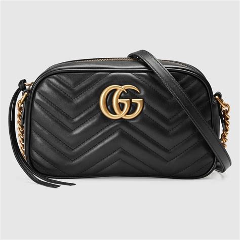 gucci ladies gg marmont small shoulder bag in blue|gg marmont matelassé small bag.